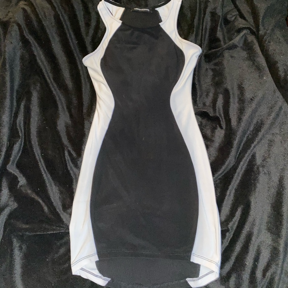 Black & White Mini Dress